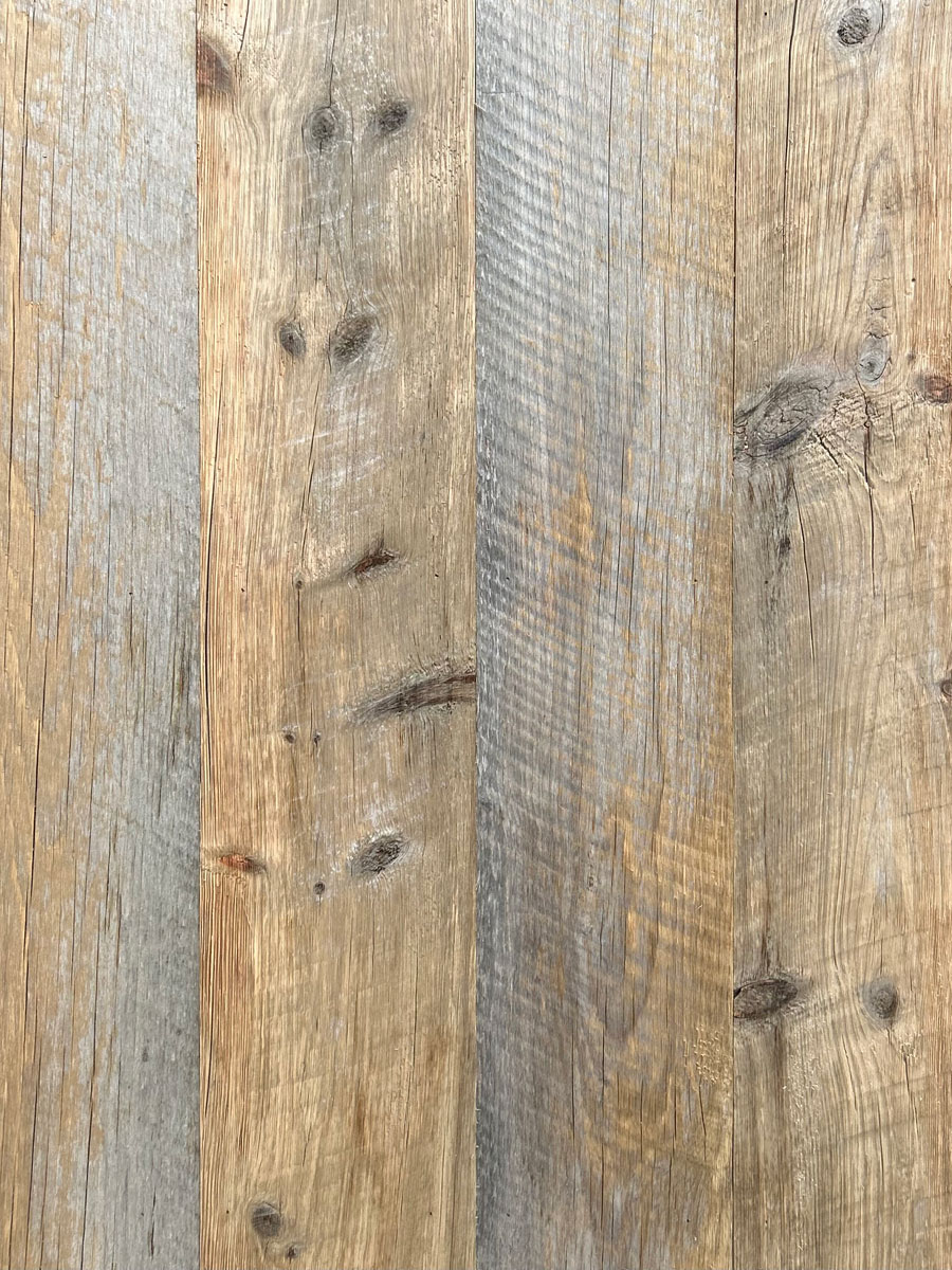 Natural Weathered Softwood, Wire-Brushed