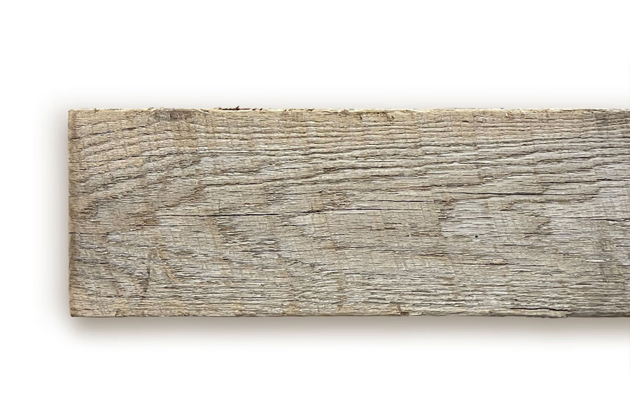 Reclaimed Circle-Sawn Mantel, With Pockets