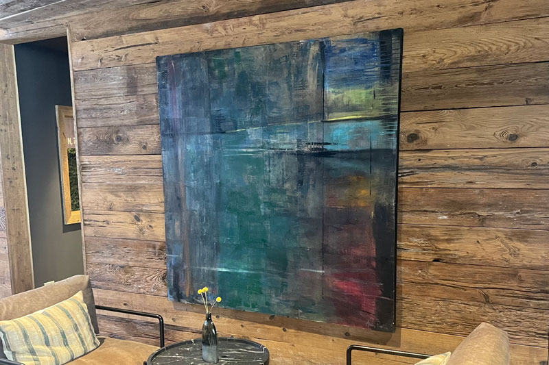 Reclaimed Mushroom Board, Clean Face