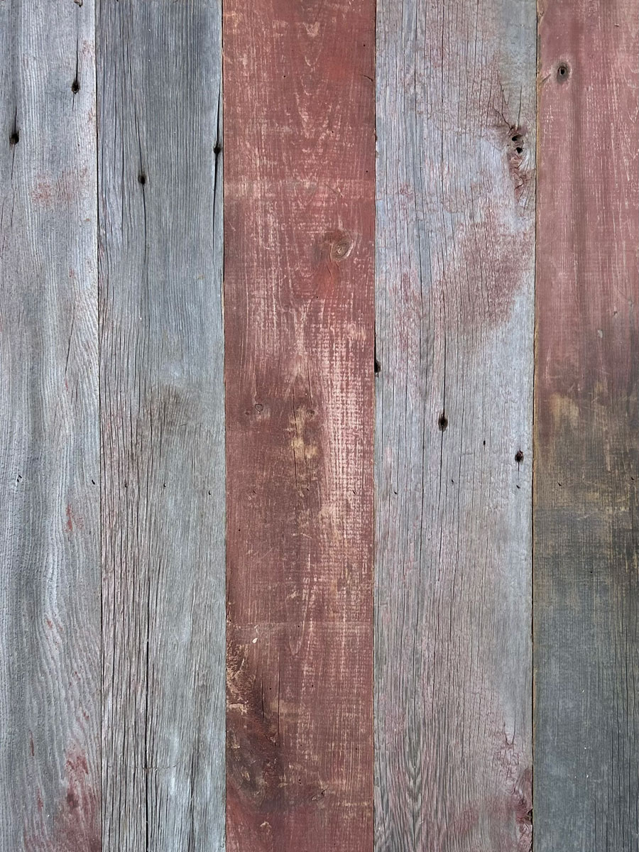 Reclaimed Red & Grey
