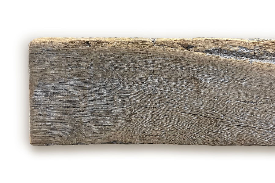 Reclaimed Rough-Sawn Mantel, With Pockets