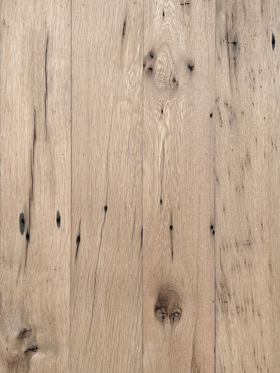 Reclaimed White Oak, Clean Face