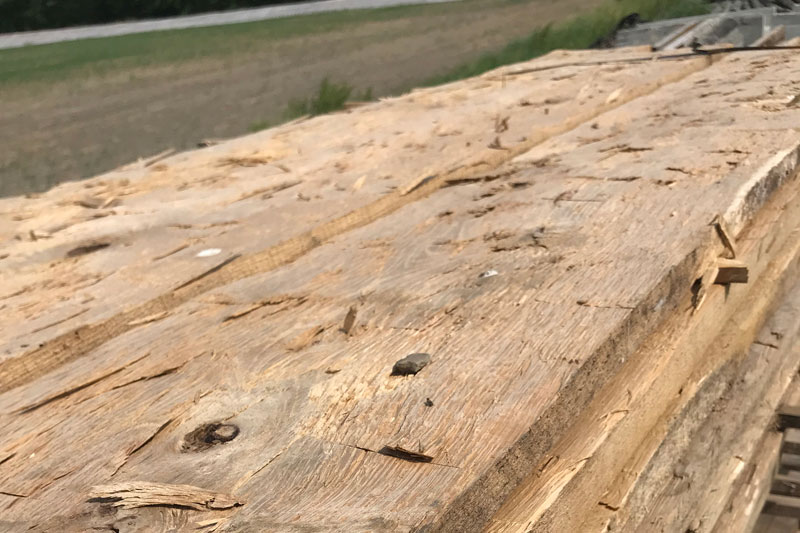 White Oak Hand-Hewn Skins